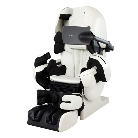 Robo - Obitelj Inada Therapina Robo HCP-LPN30000 masažna stolica-bijela-umjetna kožna stolica za masažu svijet