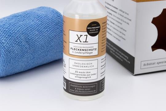 X1 paket vrijednosti - sredstvo za čišćenje mrlja, zaštita i njega stvarne i umjetne kože